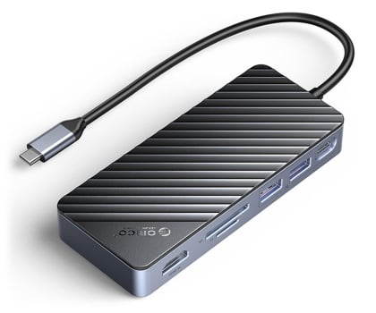 Stacja dokująca do laptopa Orico USB-C z obudową na dysk SSD M.2, 10 Gbps, HDMI 4K 60Hz